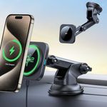 ESR for Qi2 15W MagSafe Car Charger, Qi2-Certified MagSafe Car Mount Charger, Dashboard/Windshield Car Phone Holder Wireless Charger, Magnetic Phone Car Mount for iPhone 16 15 Pro Max 14 13 12 Mini