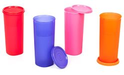 Signoraware Jumbo Plastic Tumbler Set, 500ml, Set of 4, Multicolour