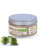 Monk Forest Green Apple Hair Mask: 200g Sulphate-Free Treatment for Dry, Frizzy Hair - Growth & Deep Conditioning