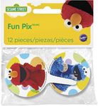 Wilton 2113-3470 12 Count Sesame Street Cupcake Toppers, Multicolor