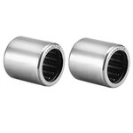 uxcell HK1015 Needle Roller Bearings, 10mm Bore 14mm OD 15mm Width, 24300rpm Max Rotational Speed 2pcs