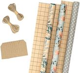 RUSPEPA Wrapping Paper Rolls with T