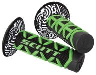 Scott Sports 219626-1089 Green/Black Diamond Motorcycle Grips