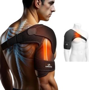 Copper Heal Magnetic Shoulder Support with Removable Magnetic Pad – Adjustable Compression Brace for Shoulder Comfort