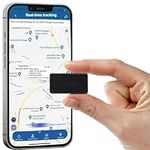 GPS Tracker, Mini 4G GPS Tracker Rechargeable Magnetic Real Time Tracking GPS Tracker for Vehicle Kids Luggage Wallet Pets with Geofence Anti-Lost Tracker Devices Available Worldwide No Monthly Fees