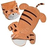Cozy Tiger Animal Tail Blanket for 