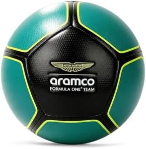 Aston Martin Licensed PU Leather Size 5 Soccer Ball, Training Match Ball