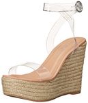 Chinese Laundry Women's Ello Platform, Clear, 6.5 UK