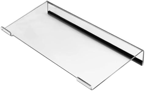 Qinsky Support de clavier en acrylique, support de clavier incliné, support ergonomique pour clavier d'ordinateur, rehausseur de clavier confortable, pour la maison et le bureau – Noir