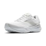 Brooks Women’s Adrenaline GTS 24 Supportive Running Shoe - White/Oyster/Alloy - 7 Medium