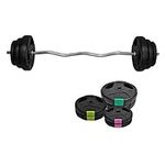 Barbell Bar with Weights 22.5 Kg Se