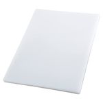 Winco CBH-1218 Cutting Board, 12-Inch by 18-Inch by 3/4-Inch, White, Medium