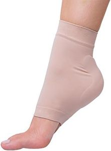 ZenToes Achilles Tendon Heel Protector Compression Padded Sleeve Socks for Bursitis, Tendonitis, Tenderness - 1 Pair