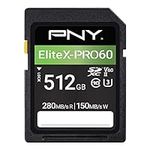 PNY 512GB EliteX-PRO60 UHS-II SDXC 