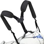 Big Teeth Golf Bag Shoulder Strap Double Padded Adjustable Angle and Length Replacement for Golf Bag Accessories