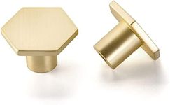 homdiy Drawer Knobs Brass Cabinet K