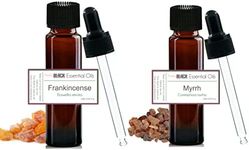 100% Pure Frankincense And Myrrh Essential Oil For Skin, Face, Incense, Burner | 10mL EACH