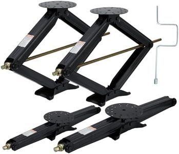 Set of 4 30" RV Stabilizer Jacks,7500LBS RV Trailer Stabilizer Jacks,Heavy Duty RV Leveling Jacks with Stable Base for Leveling & Stabilizering RV Travel Trailer Camper