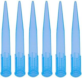 Eowpower 500 Pieces Clear Blue 1000 ul 1 ml Laboratory Lab Plastic Liquid Pipette Pipettor Tips
