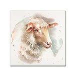 Trademark Fine Art WAP00607-C1414GG Farm Friends IV by Lisa Audit 14x14 Canvas Wall Art