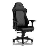 noblechairs HERO Gaming Chair - PU Faux Leather - Black - Up to 150kg Users - Lumbar Support - Ergonomic - Pillows included - Home Office Chair - Computer Desk Chair