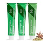 Georganics Natural Toothpaste 3 x 75ml Pack - Fennel Flavor – Vegan - Plastic-Free