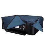 kwmobile Linen Dust Cover Compatible with Canon Pixma TS5150 / 5151 / MG 2555 Dust Cover - Printer Protection - Blue Grey