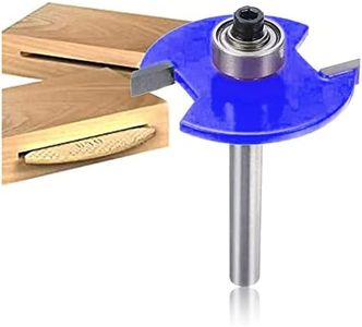 Sinoprotools Biscuit Jointer Router Bit 1/4 Inch Shank, Biscuit Joint Slot Cutter Router Bit, Wood Biscuit Cutter, Woodworking Cutter Tool (Blue,10#)