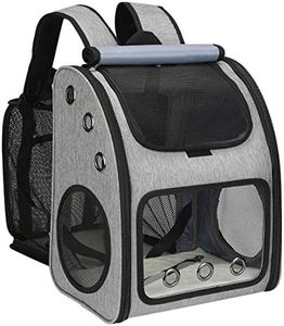 COVONO Expandable Pet Carrier Backpack for Cats, Dogs and Small Animals, Portable Pet Travel Carrier, Super Ventilated Design, Airline Approved, Ideal for Traveling/Hiking/Camping