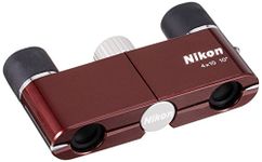 Nikon Binoculars Yu 4X10D CF Wine Red (japan import)