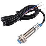 Heschen M12 Inductive Proximity Sensor Switch, Shield Type, LJ12A3-2-Z/BY, Detector 2mm, 10-30VDC 200mA, PNP Normally Open(NO), 3 Wire