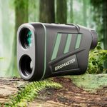 Ergmaster Hunting Laser Rangerfinder 800Yd, ±0.5Yd Accuracy, Distance,Bow/Rifle Mode, Angle Compensation, Speed, Angle Compensation Rangefinder for Hunting, with Rechargeable Battery