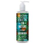 Faith in Nature Natural Coconut Hand Wash, Nourishing Vegan & Cruelty Free, Parabens and SLS Free, 300 ml