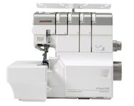 Janome AirThread 2000D Serger with One-Push Air Threading System, 8-Piece Feed Dog System, Built-in One-step Converter to Change from 3-thread to 2-thread Applications, and Built-in Needle Threader