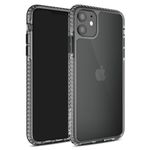 DailyObjects Stride 2.0 Clear Case Cover for iPhone 11 | Polycarbonate TPU Slim Back Cover | Anti Shock, Scratch Resistant | Sturdy Design | Camera & Full Body Protection | Wireless Charging