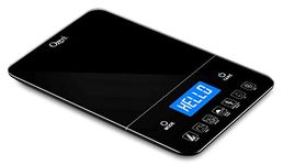 Ozeri Touch III 22 lbs (10 kg) Baker's Kitchen Scale with Calorie Counter, in Tempered Glass