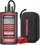 thinkcar OBD2 Diagnostic Tool,ThinkDiag 2 OBD2 Scanner Bluetooth 5.0 for iOS & Android, All System & 15+ Reset Functions, Car Diagnostic Tool with CAN-FD Protocol, AutoVIN, Active Test, ECU Coding