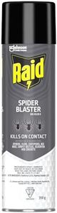 Raid Spider Blaster Killer, Kills Listed Bugs on Contact, For Indoor Use, 350g