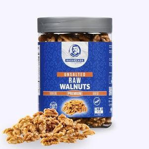HASANZADE Walnuts Halves and Pieces Raw Unsalted High Protein Healthy Snacks for Adults and Kids Gluten Free Vegan and Organic High Fiber Nuts in a Resealable Jar (11 Oz)