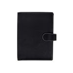 AmazingHind Car Document Holder | Owner Manual Case Pouch, Document Storage Wallet for Registration & Insurance Card | Paperwork Holder | Faux Leather - Black (7.5 x 10 Inches)