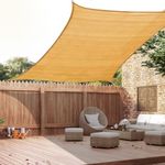 Quictent 20x26ft Fire Retardant 185G HDPE Sun Shade Sail with Hardware Kits Canopy 98% UV Block Outdoor Patio Garden (Sand)