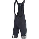 GORE WEAR Mens C5 Opti Bib Shorts+ Cycling Compression Shorts, Black/White, Large US