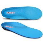 Orthotics for Flat Feet Men Shoe Inserts Arch Support Insoles Against Plantar Fasciitis, Relieve Feet Heel Pain Shin Splint and Pronation Boys Girls(Mens 14-14 1/2)