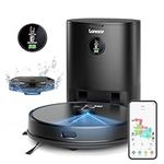 Laresar Robot Vacuum Cleaner with Mop,3500Pa Robotic Vacuum with 3.5L Self Emptying Station,Works with Alexa,Editable Map,Lidar Navigation,3 In 1,Robot Hoover for Pet Hair,Smart App Control(L6 Pro)