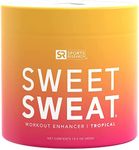 Sports Research Sweet Sweat 'Workout Enhancer' Gel - Maximize Your Exercise & Sweat Faster - 13.5oz Jar (Tropical Scent)