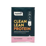 Nuzest - Clean Lean Protein - Wild Strawberry - Vegan Protein Powder - Complete Amino Acid Profile - Plant-Based Workout & Recovery Fuel - All Natural Food Supplement - 25g Sachet (1 Serving)