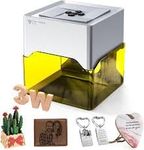 3IDEA Twotrees TS1 Mini 3W Laser Engraver,Portable Laser Engraving Machine,Lase Cutter,3000mm/min Speed,80x80x30 mm Working Area,Laser Engraver Machine for Jewelry, Metal, Wood, Glass,Leather