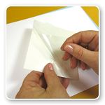 A4 Self Adhesive High Glossy Cold Lamination Sheets | Lamination at Home | No Lamination Machine Needed | 125MICRON Heavy Thickness (100 Sheets)