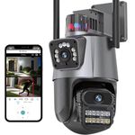 TP PLUS 8MP Outdoor WiFi CCTV Camera for Home Office Farm Construction Outdoor -4k High Definition CCTV, Weatherproof Camera with Night Vision Ai Motion Detection 2way Calling/Sd Card/Cloud