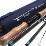 Maxcatch Spey Fly Rod 4-Piece Carbon Spey Rod Fly Fishing with Rod Tube (13ft 8/9 Weight 4sec)